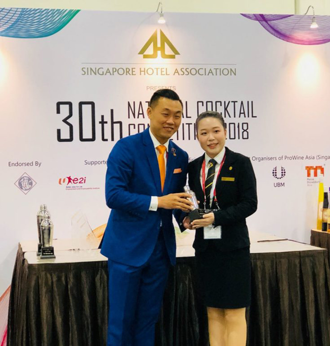 SISH crowns Champion and 3rd for National Cocktail Competition (Student Category) 2018
