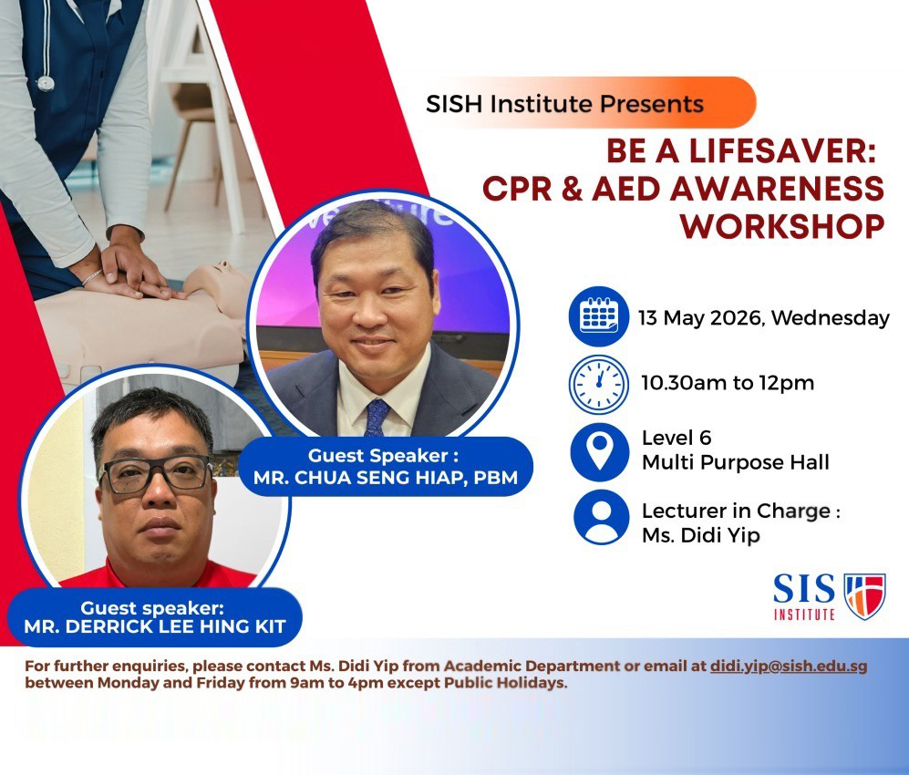 BE A LIFESAVER CPR & AED AWARNESS WORKSHOP – 13TH MAY 2026